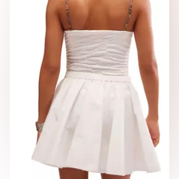 NWOT Free People Gaia In Ivory Skirt - Picture 3 of 7